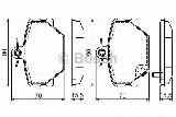 Колодки тормозные дисковые Smart 98-07 передние комплект